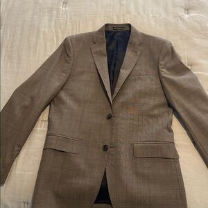 Brown Plaid Blazer